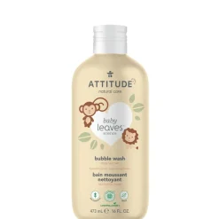 Attitude Baby Leaves Bubble Wash – Pear Nectar