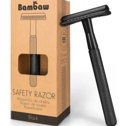 Bambaw Veiligheidsscheermes Zwart Plus Houder