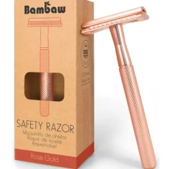 Bambaw Veiligheidsscheermes Rosegoud Plus Houder