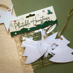Bloom Your Message Plantbare Gifttags / Kersthangers