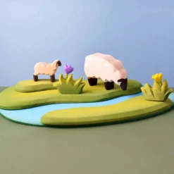 Bumbu Toys Gele Bloem Met Gras