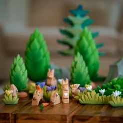 Bumbu Toys Gele Bloem Met Gras