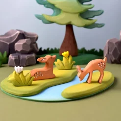 Bumbu Toys Gele Bloem Met Gras