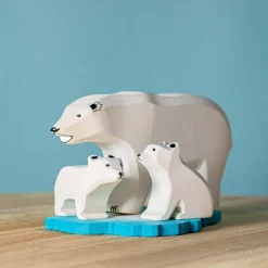 Bumbu Toys Ijsberen Familie Met Ijsschots