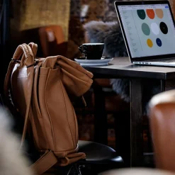 Dusq Family Bag | Leer – Sunset Cognac
