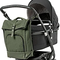 Dusq Leren Stroller Straps – Green