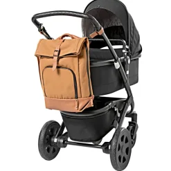Dusq Leren Stroller Straps – Cognac