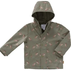 Fresk Duurzame Kinderregenjas Deer Olive | 1-8 Jaar