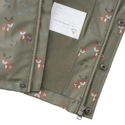 Fresk Duurzame Kinderregenjas Deer Olive | 1-8 Jaar