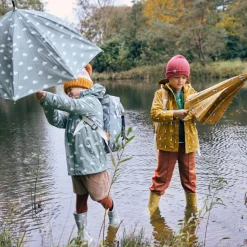 Fresk Duurzame Kinderregenjas Indigo Dots | 1-8 Jaar