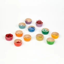 Grapat 12 Kleurrijke Bowls