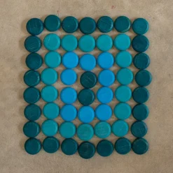 Grapat Mandala Small Blue Coins