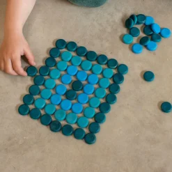 Grapat Mandala Small Blue Coins