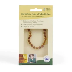 Grunspecht Baby Barnsteen Armband | 14 Cm