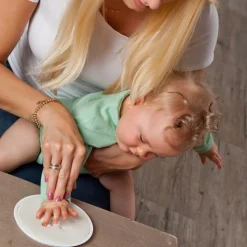 Grunspecht Natuurlijke Baby Gipsafdruk Set