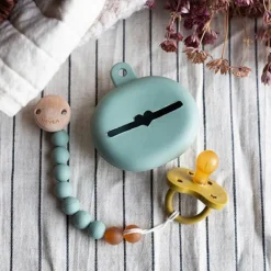 Hevea Speenkoord Seafoam Blue