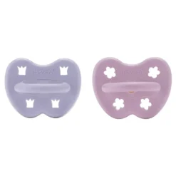 Hevea Speentje 3-36 Maanden Rond Duo Dusty Violet / Light Orchid