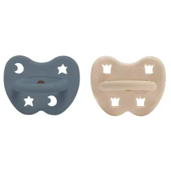 Hevea Speentjes 3-36 Maanden Dental Duo Sand & Ocean Blue