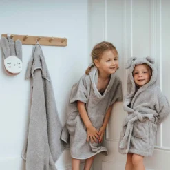 Kikadu Badjas Konijn – Grijs (1-2 & 5-6 Jaar)