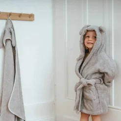 Kikadu Badjas Konijn – Grijs (1-2 & 5-6 Jaar)