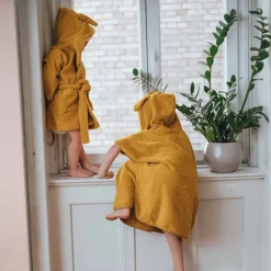 Kikadu Badjas Konijn – Mosterd (1-4 Jaar)
