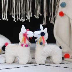 Kikadu Muziekknuffel Lama Roze