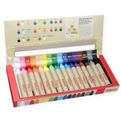 Kitpas Medium Rijstwax Krijt | 16 Stuks