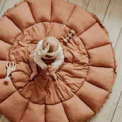 Play & Go Bloom Organic Babymat Tawny Brown