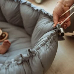 Play & Go Bloom Organic Babymat Dusty Blue