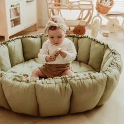 Play & Go Bloom Organic Babymat Meadow Green