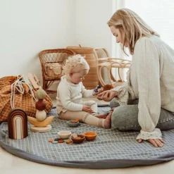 Play & Go Opbergzak / Speelkleed Organic Original Blue