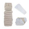 Popolini Maxisnap Wasbare Luier Set – Bio Katoen | Ecru
