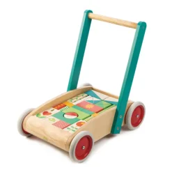 Tender Leaf Toys Loopwagen Met Blokken
