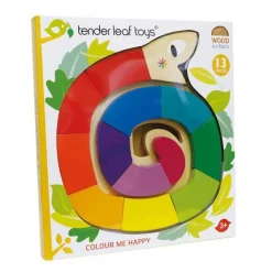 Tender Leaf Toys Puzzel Kleur Me Gelukkig