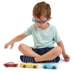 Tender Leaf Toys Retro Auto's – 3 Stuks