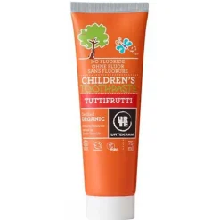 Urtekram Kindertandpasta Tuttifrutti (Zonder Fluoride)