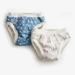 Vimse Oefenbroekjes Blue Dots / White Teddy | 2 Stuks
